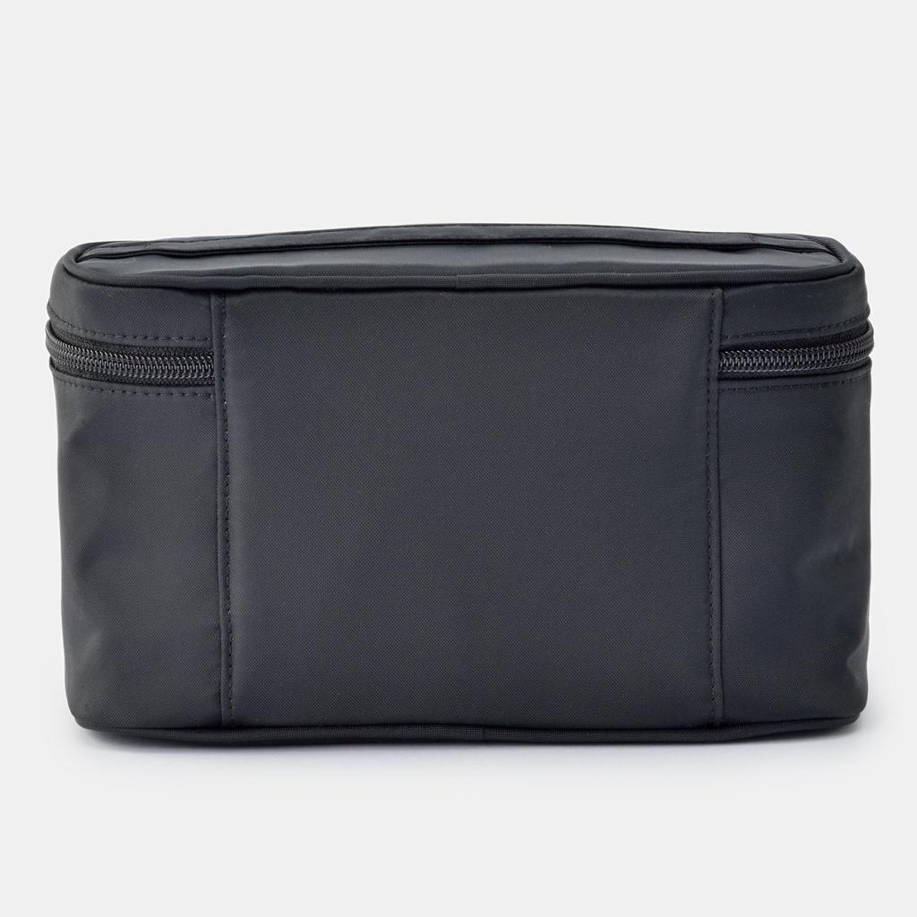 MUJI Geri Dönüştürülmüş Naylon Saplı x x 76037682 Çanta, Siyah, Yaklaşık. 20.5 10.5 12.5 cm,