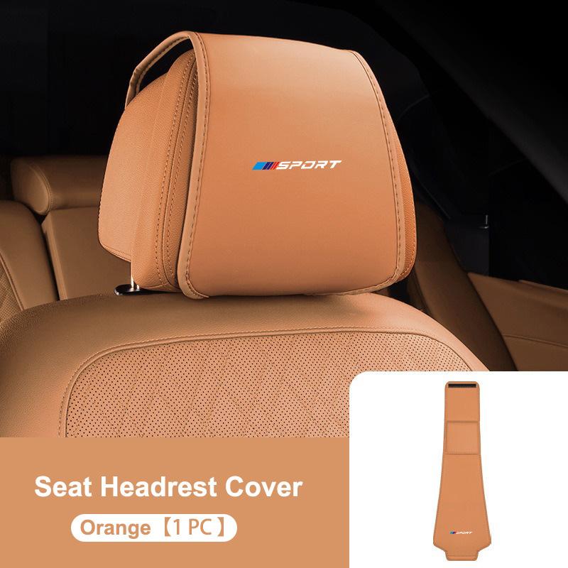 Car Seat Headrest Pillowcase Elastic Neck Pillow Dustproof Cover For BMW E46 E90 F10 F30 X3 F20 E46 E60 E7 E61 E60 E31 X1 X2 X3