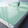 3pcs Machine Washable Summer Ice Silk Mat Set, Soft, Breathable and Non-stuffy, a Must-have Bedding for the Family
