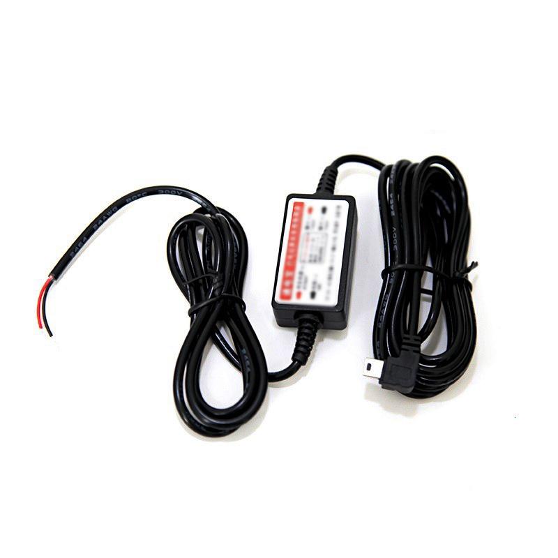 12V/24V Convert To 5V Power Voltage Adapter with 3.3 Meters Cable for Car Rearview Camera DVR