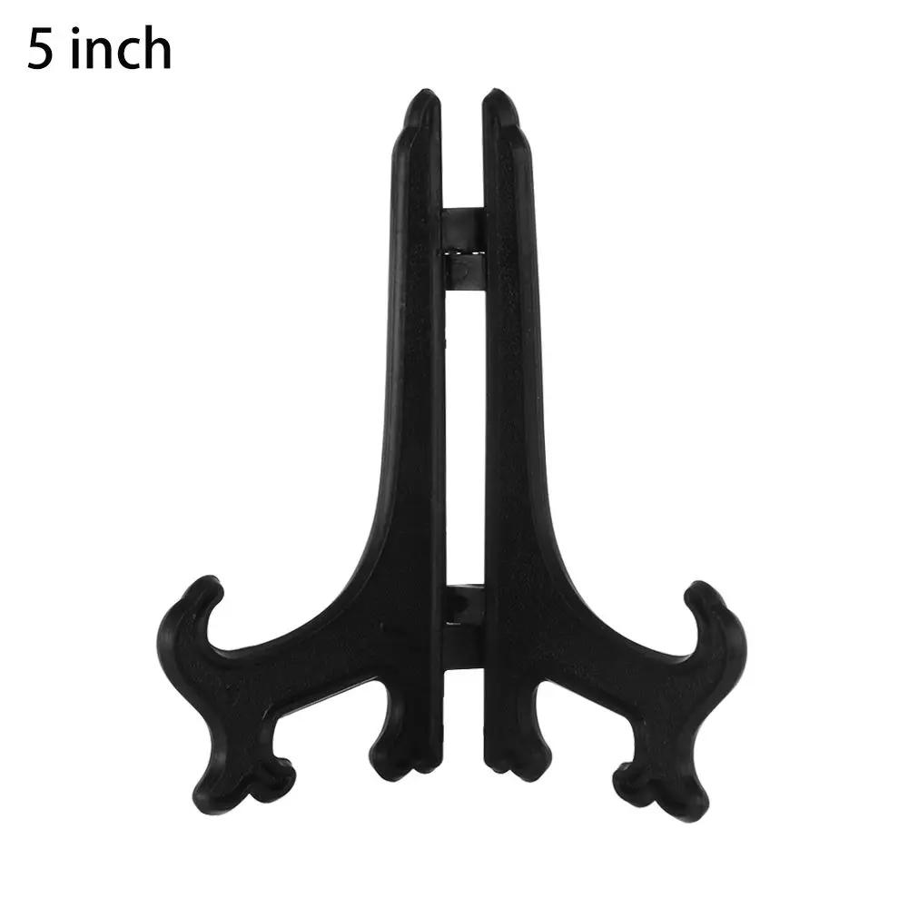 Fashion Clear Plastic Plate Display Stand Picture Frame Easel Holder Arts Case Holders Photo Display 3/5/7/9inch Photo Frame