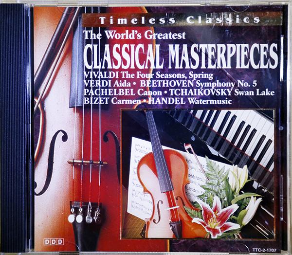

CD VARIOUS - The World s Greatest Classical Mast TTC21707 Not On Label 1995 Canada Classical Used