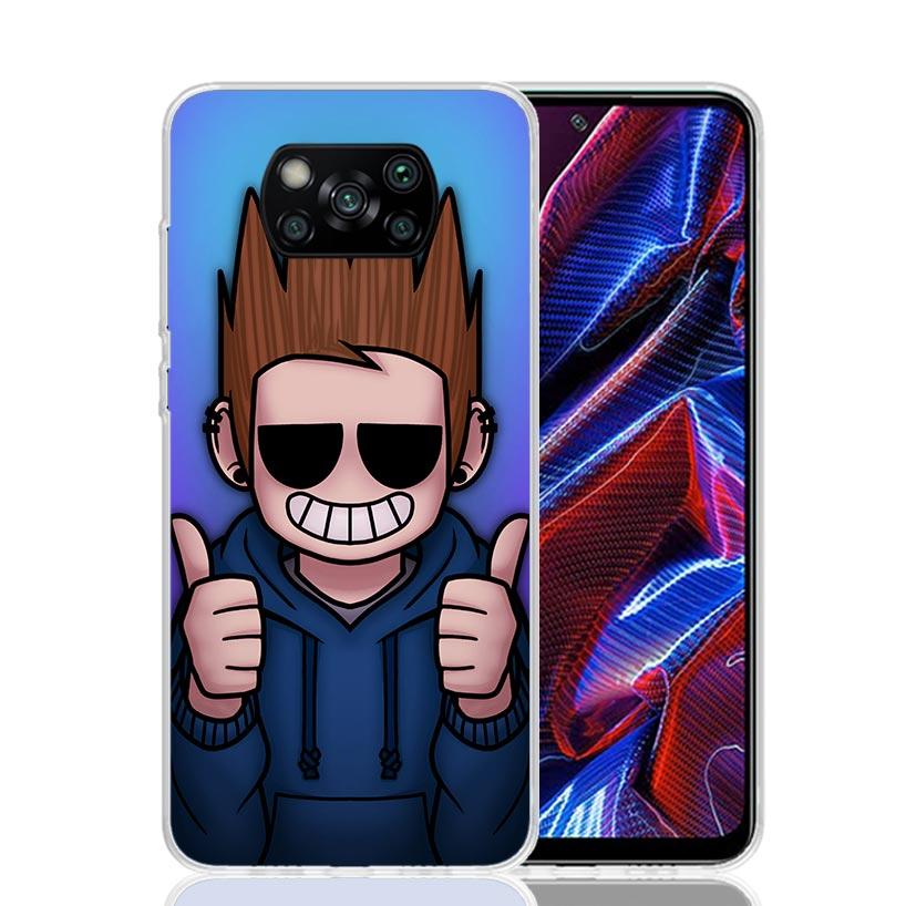 Anime Cartoon Eddsworld Phone Case For Xiaomi Poco F7 Ultra X7 X6 Pro X5 Redmi 15 15C 13 13C 12 12C 10 10A 10C 9 9A 9C 9T Shell