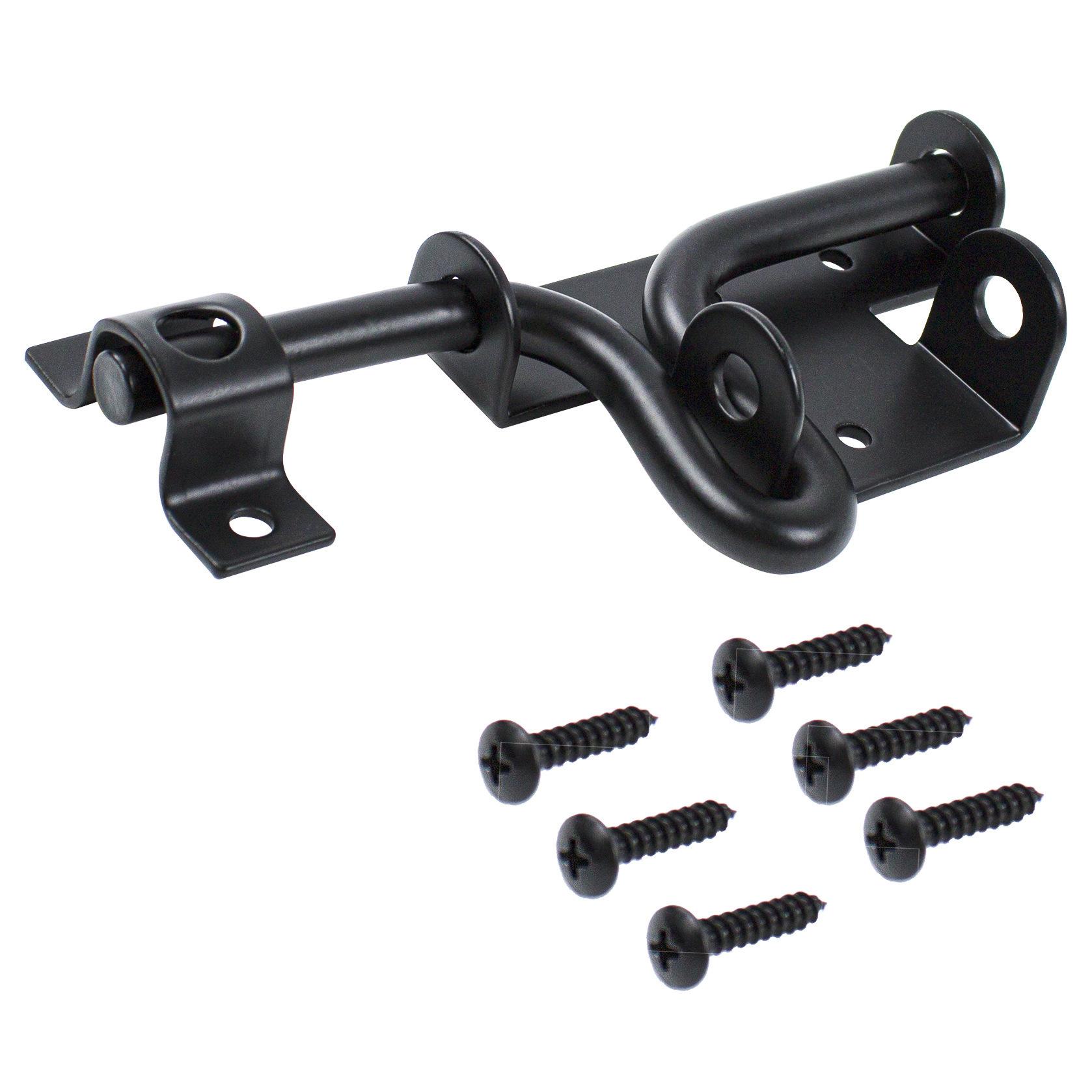 

Heavy Duty Slide Bolt Gate Latch with Padlock Hole Rust Proof
