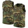 Canotta Basket Mimetica Personalizzata con Nome Uomo Bambini Estate 2025 Gilet Sportivo Magliette a Rete Senza Maniche Squadra Basket Camouflage