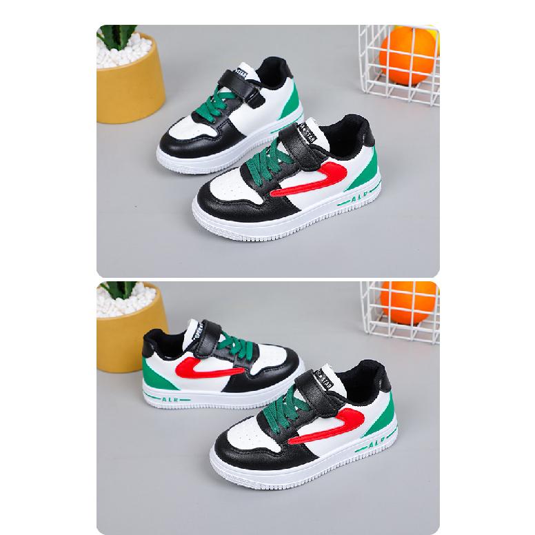 Children's Leather Panel Shoes Spring and Autumn New Boys' Sports Shoes Girls' Shoes Korean Style Student Single Shoes Casual Shoes