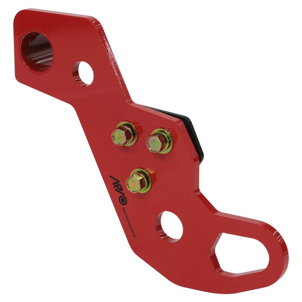Apio Front Right Tow Hook for Vehicles with Tactical 9mm Thick (FR) Bumpers, [JB64, JB74] Yellow, 3070-36R