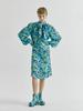 VEGAN TIGER Flower Ribbon Pleated Dress