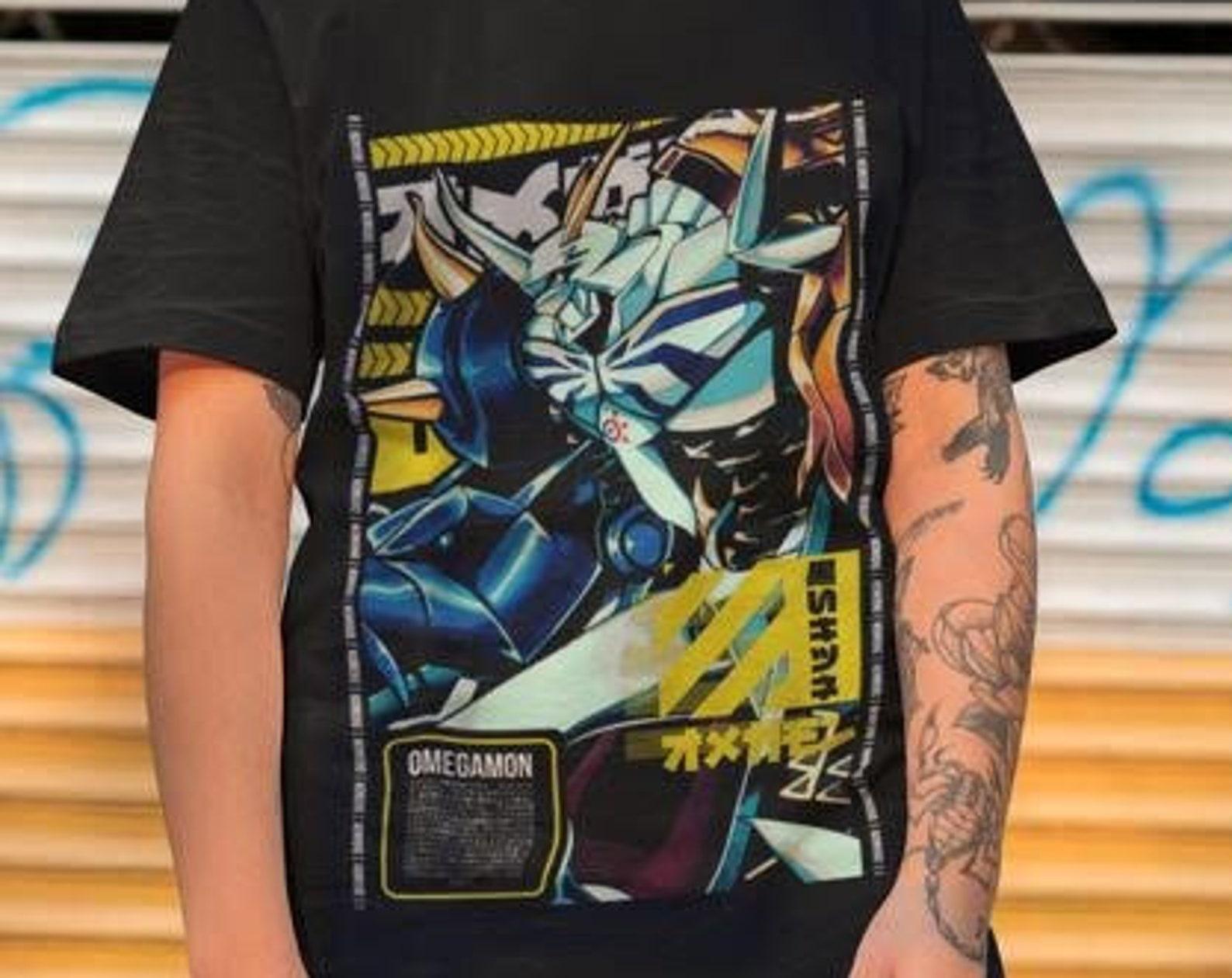 Omnimon Digimon Adventure T-Shirt Guilmon Digimon Adventure Anime Shirt all sizes S
