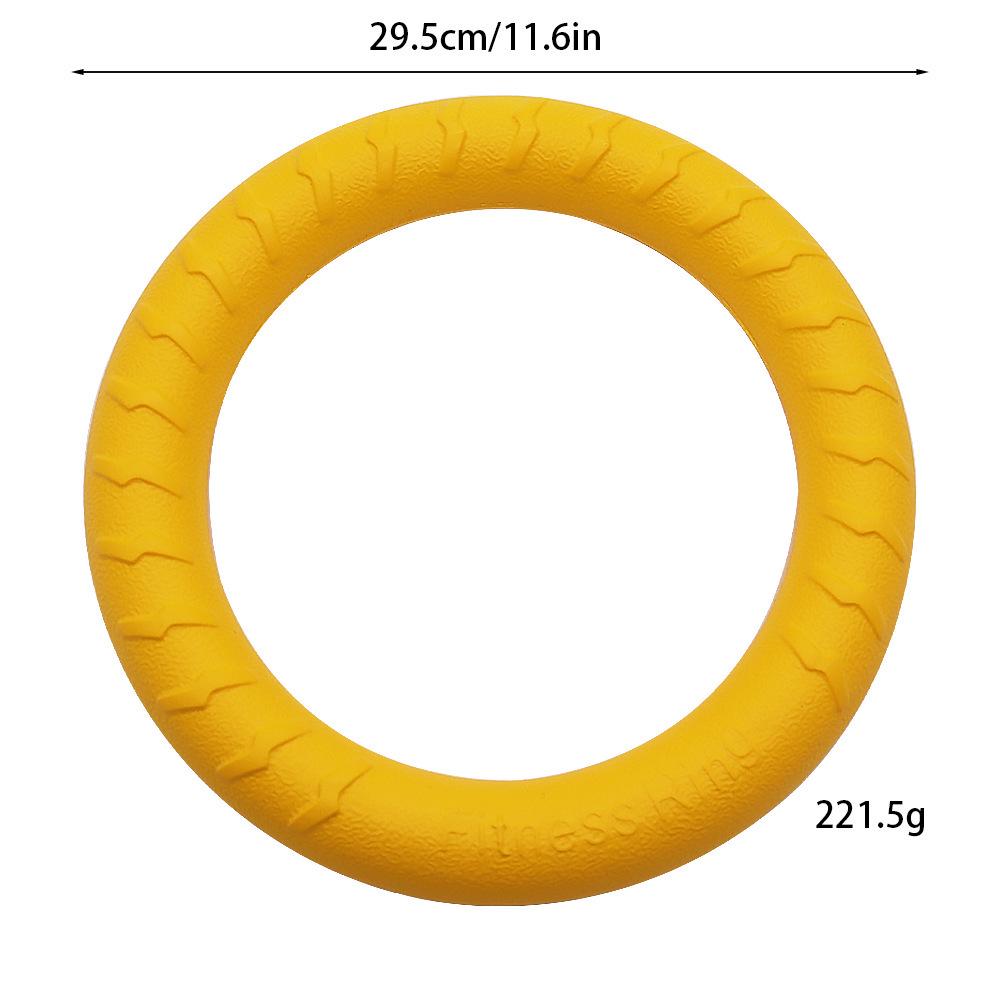EVA Teething & Training Ring Set for Large Dogs - Bite-Resistant Frisbee & Toys for Border Collies
