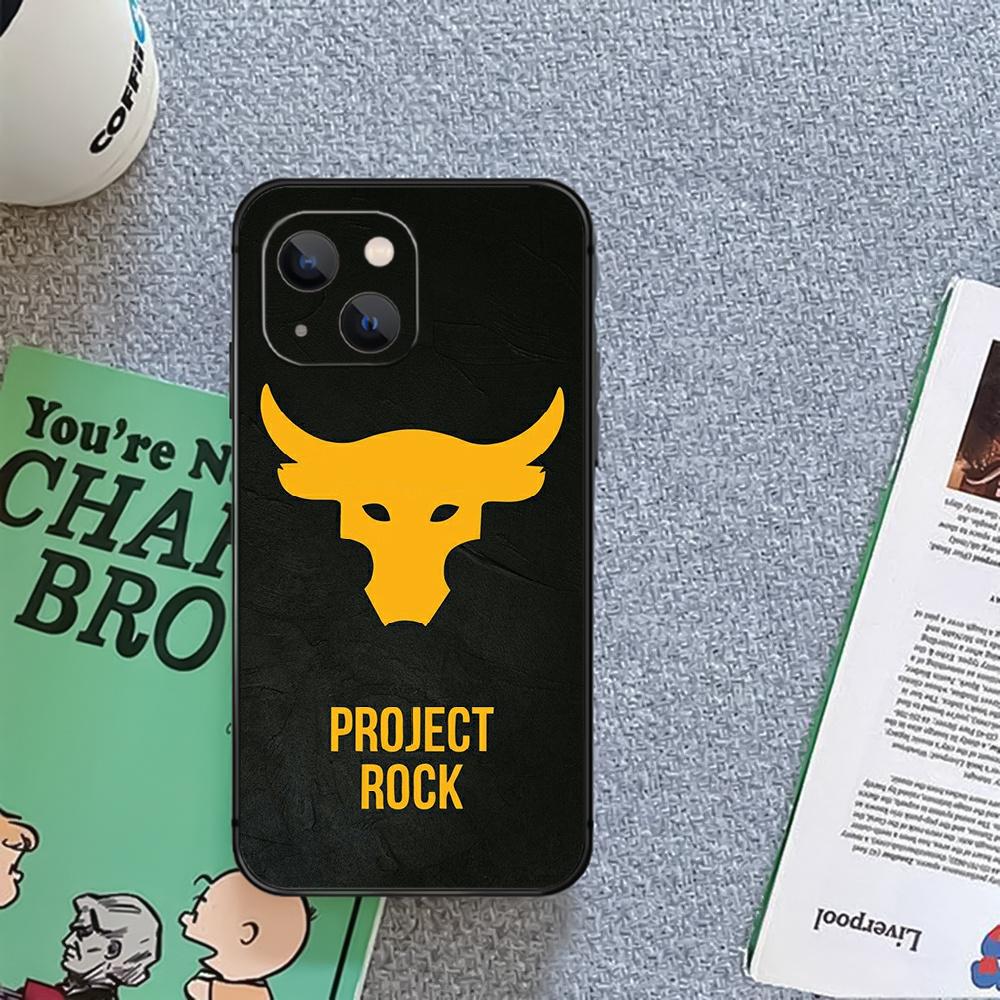 UA Project Rock Módna Značka Obal na Telefón Kryt Coque Pre Iphone Xiaomi Mi Samsung Galaxy Redmi Note A S 12 13 14 15 22 23 24 5G Pro Plus Max Fe Ultra