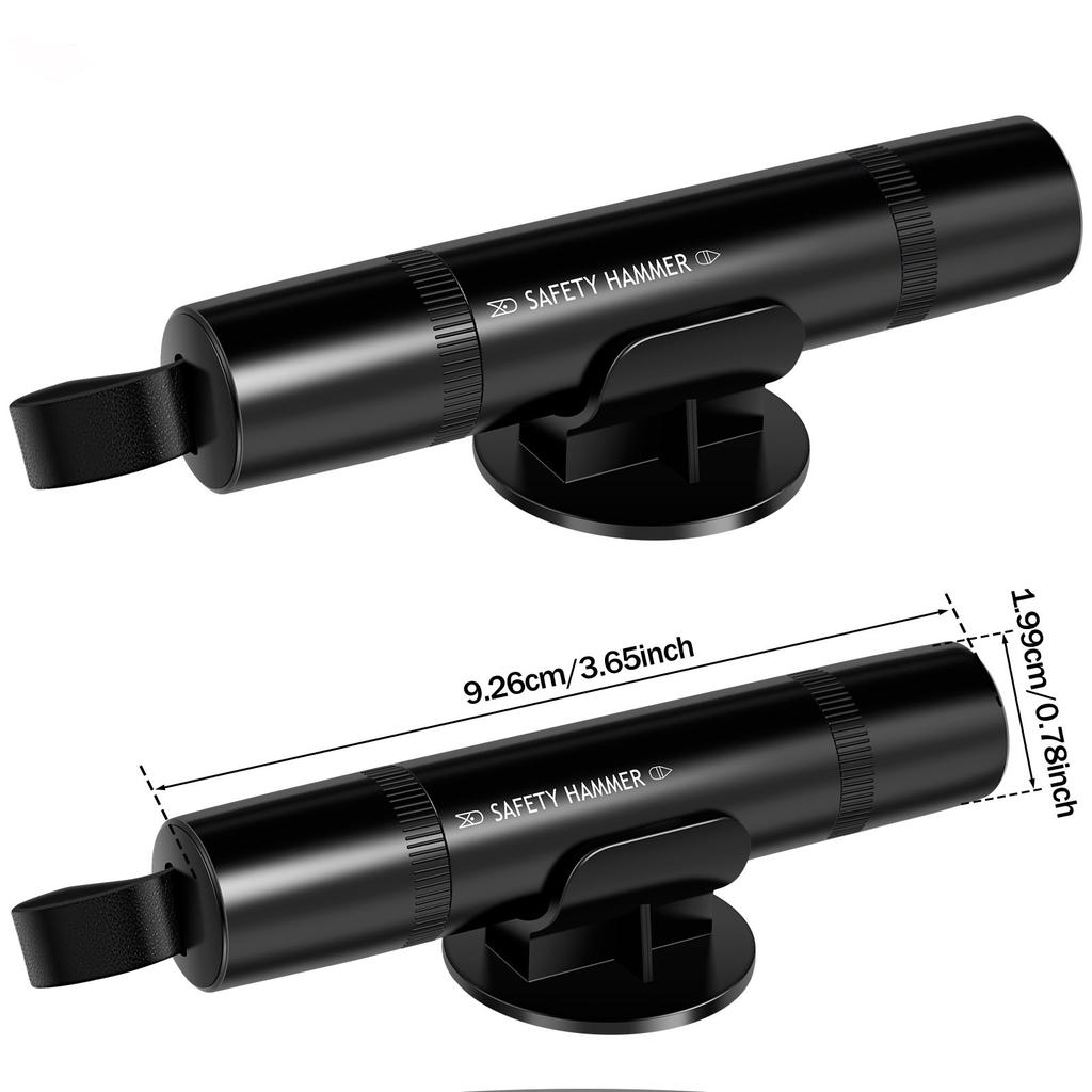2PCS Emergency Hammer Car Rescue Tools Safety Hammer Escape Seat Belt Cutter Lifesaving Auto Windows Glass Breaker Safety Hammer