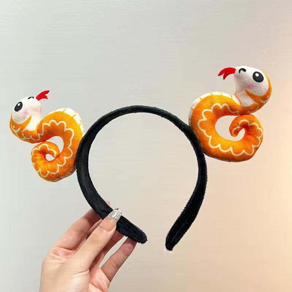 Chinese Zodiac Chinese New Year Hairband Soft Snake Headband Cute   Lunar Year