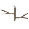 Gabbia giocattolo in legno per trespolo per uccelli, trespolo per uccelli in legno per calopsitte, inseparabili e pappagalli.