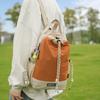 Contrast Color Large Capacity Chest Bag Women 2025 New Casual Sports Backpack Multi-functional Personalized Drawstring