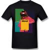Dannifer Blond Frank Ocean T-Shirt für Herren Kurzarm Bequemes Oberteil Schwarz Groß