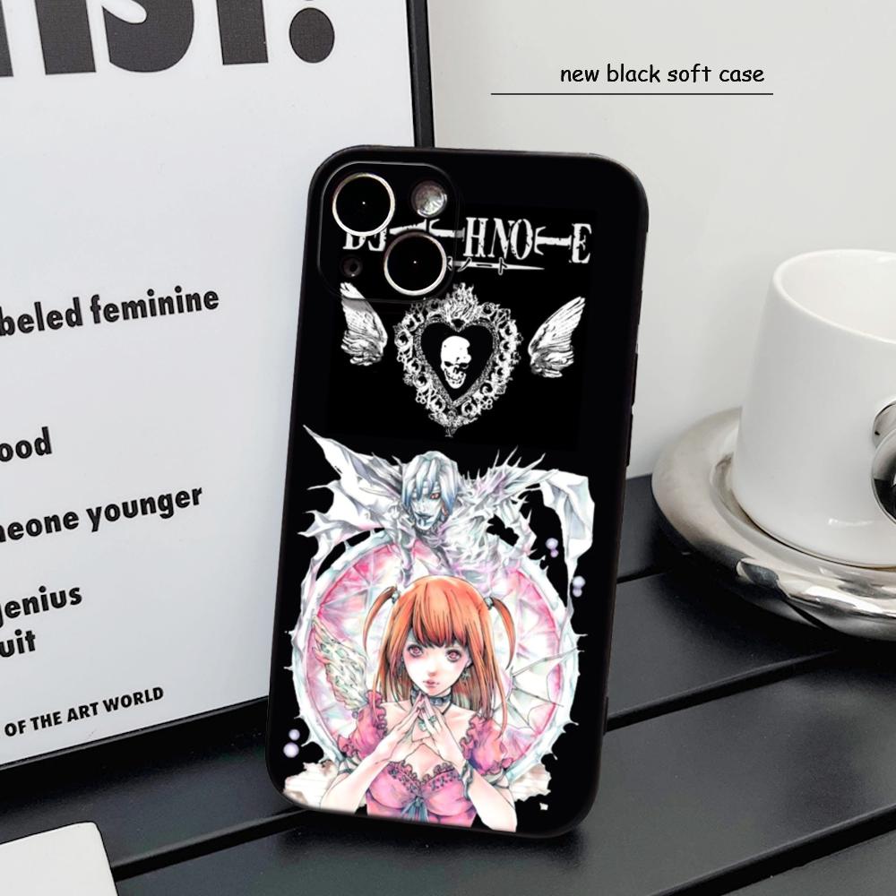 Clmj Death Note Misa Phone Case FOR IPhone 15promax 14 11 12 Pro 15 16 Plus 13 Pro MAX XR XS Black Soft Covers