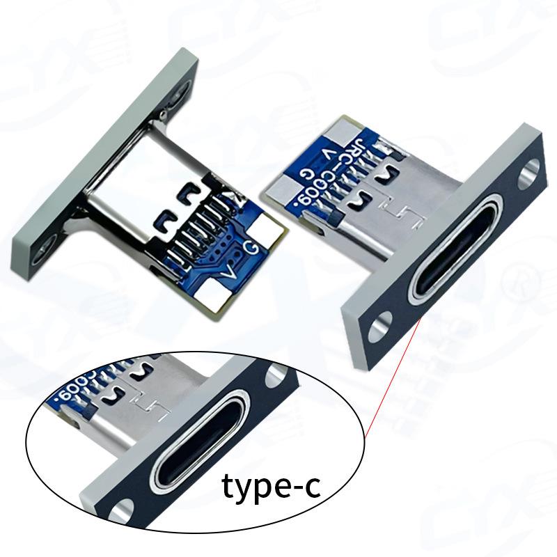 Fixed Plate USB-C Female Keyboard Mod Cable - USB Key-Cable Separation & Charging