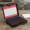 26 Pieces Nut and Bolt Checker Aluminum Alloy Fastener Thread Portable Case SAE Metric