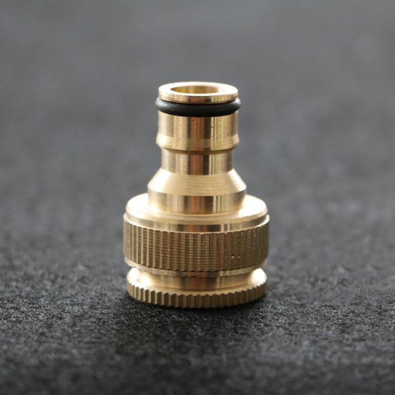 Spray Nozzle Connector Car Wash Water Guns 1/2" 3/4" Garden Hose Brass Connector