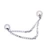 3 Pcs Magnetic Clothing Clips with Chain Sweet Bows Magnetic Buckles Removable Magnetic Pins Heart Pants Clips