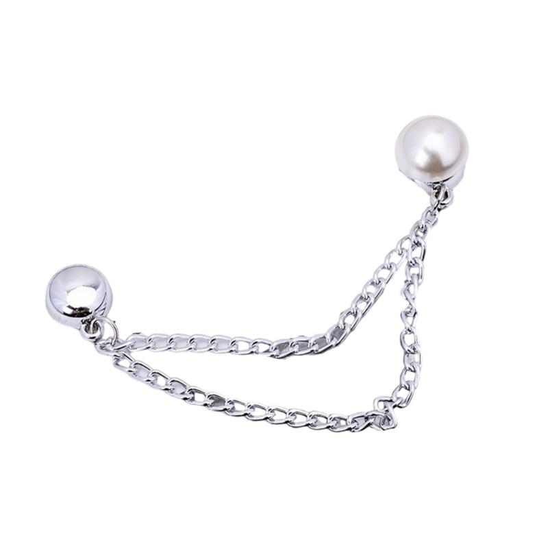 3 Pcs Magnetic Clothing Clips with Chain Sweet Bows Magnetic Buckles Removable Magnetic Pins Heart Pants Clips