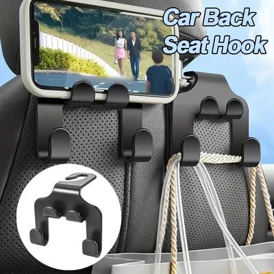 Háček na zadní sedadlo auta Závěsné úložiště Držák na mobilní telefon Stojan Lazy Zadní sedadlo Držák na telefon pro iPhone Samsung Všechny telefony