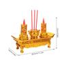 LED Retro Chinesische Lampe Buddhistisches Licht Chinesischer Stil Buddha Zubehör für Zuhause Büro Meditation Anbetung