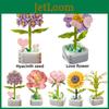 Educational Flower Assembly Toy Innovative Plant Building Blocks For Kids Abs Plastic Material