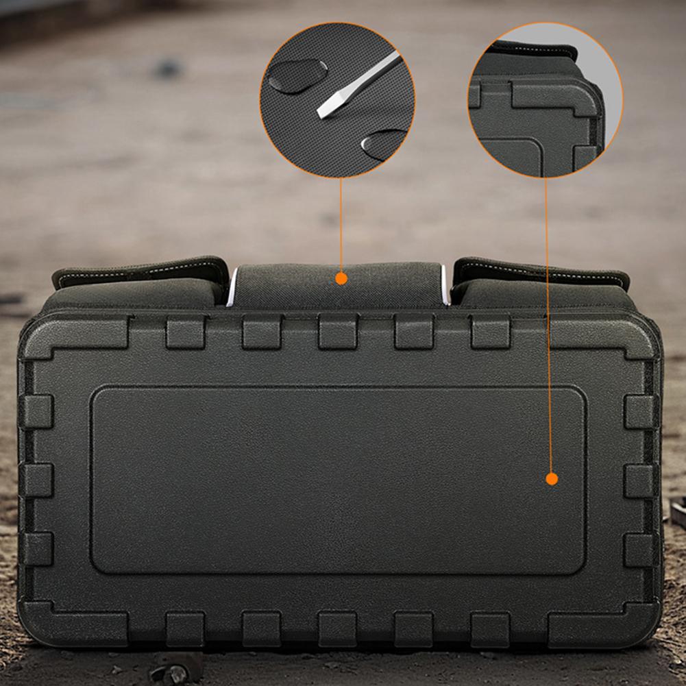 Heavy Duty Electrician Tool Bag Waterproof Multi-Pocket Organizer - Reinforced Oxford Cloth with Adjustable Shoulder Strap