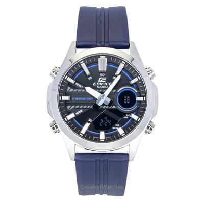 Edifice Analog Digital Resin Strap Black Dial Quartz EFV-C120P-1A2 100M Men's Watch
