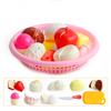 Cutting Fruit Vegetable Food Pretend Play Children Kid Educational Toy Set