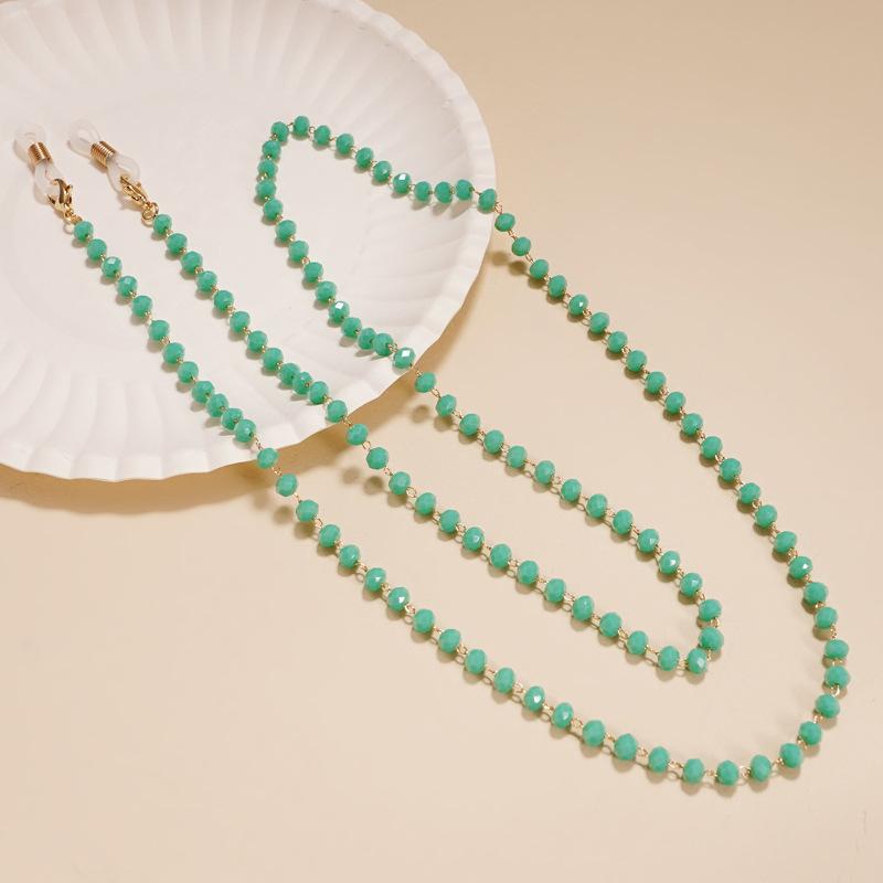 Reading Glasses Chain Crystal Bead Eyeglass Sunglasses Lanyard Cord Neck Strap String Mask Chain Eyewear Straps