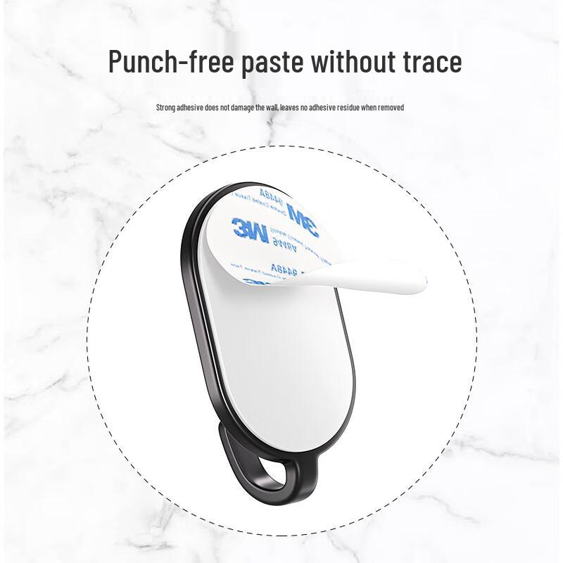 BeiYiPin Punch-Free 304 Stainless Steel Adhesive Hooks