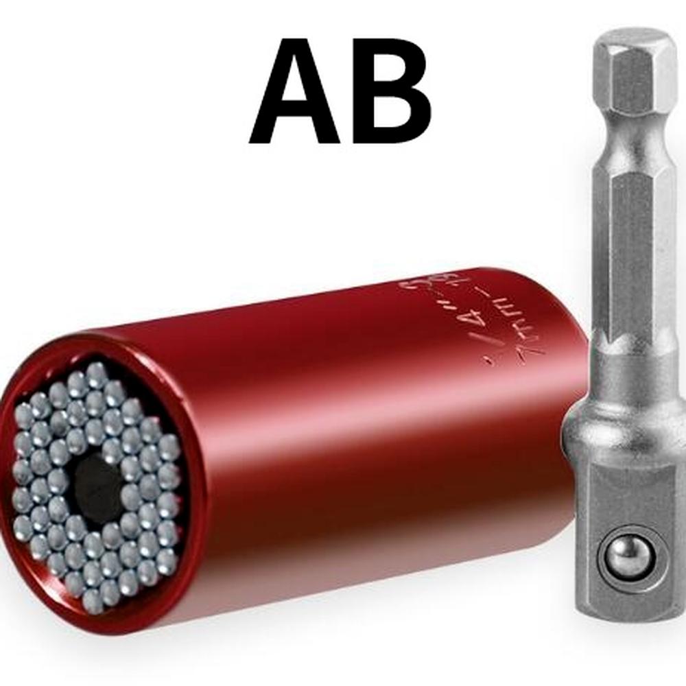 1 Set Cap Cheie Dinamometrică Universală Set Manșon Soclu 7-19mm Burghiu Electric Clichet Bucșă Cheie