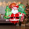 5pcs Christmas Balloon Santa Claus Christmas Tree Decorative Balloon Aluminum Foil Balloon for Christmas Party Decor Supplies