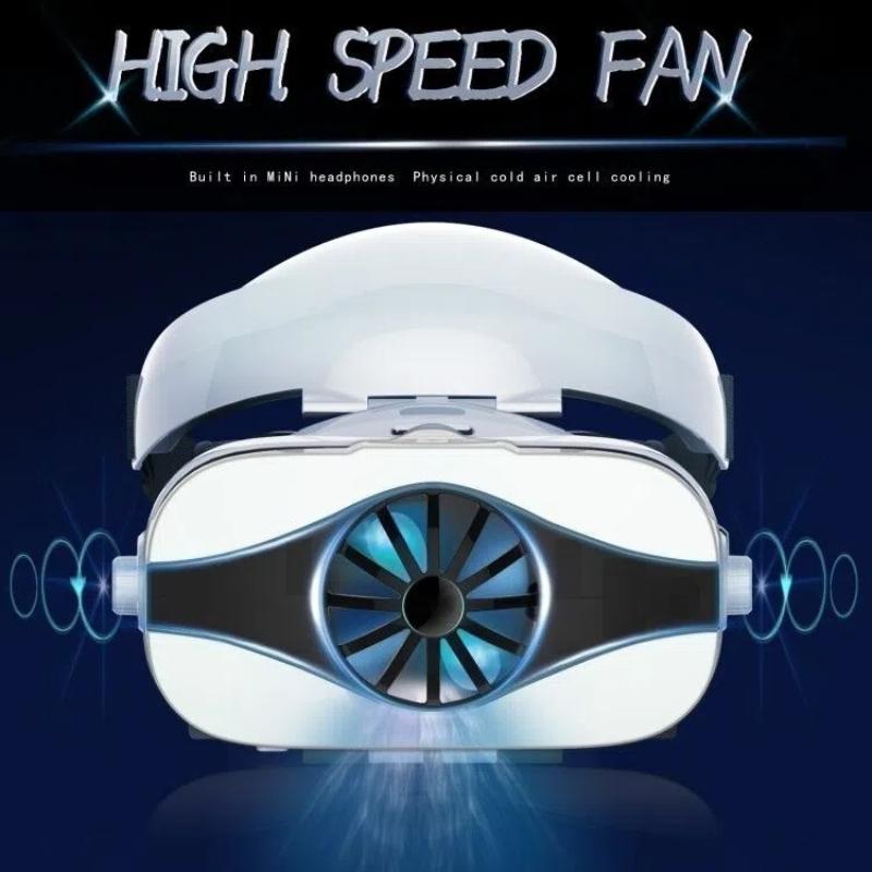 Virtual Reality VR Glasses, 3D Head-mounted VR Device, Smart Helmet Glasses, Immersive Mobile Video Experience