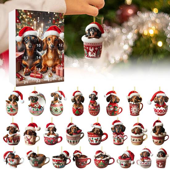 Adventskalender 2025 24 dager Jule-nedtellingskalender med morsom