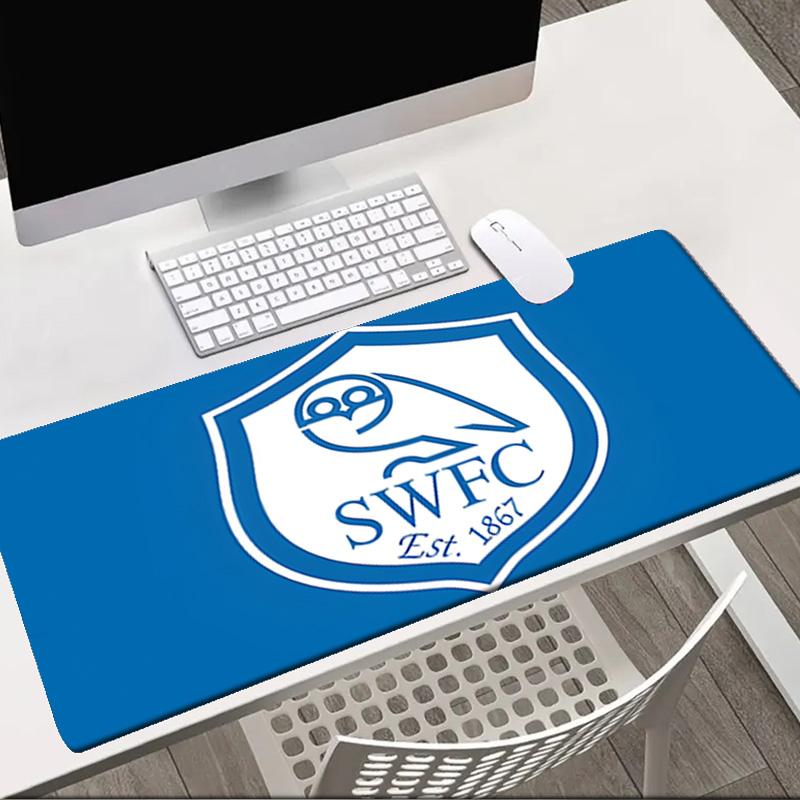 Blue Sheffield With Owl Mouse Pad Office Desk Mat, Gaming Mouse Pad Mousepad, Keyboard pad,Heavy-Duty Non-Slip Rubber Backing, Gift
