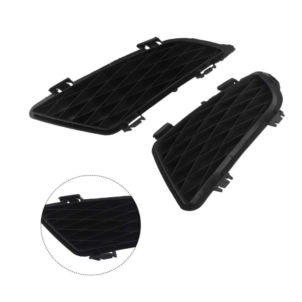 Fog Light Grille Replacement Front Bumper Fog Light Grille Replacement Part Appearance Shape Size High Quality Material