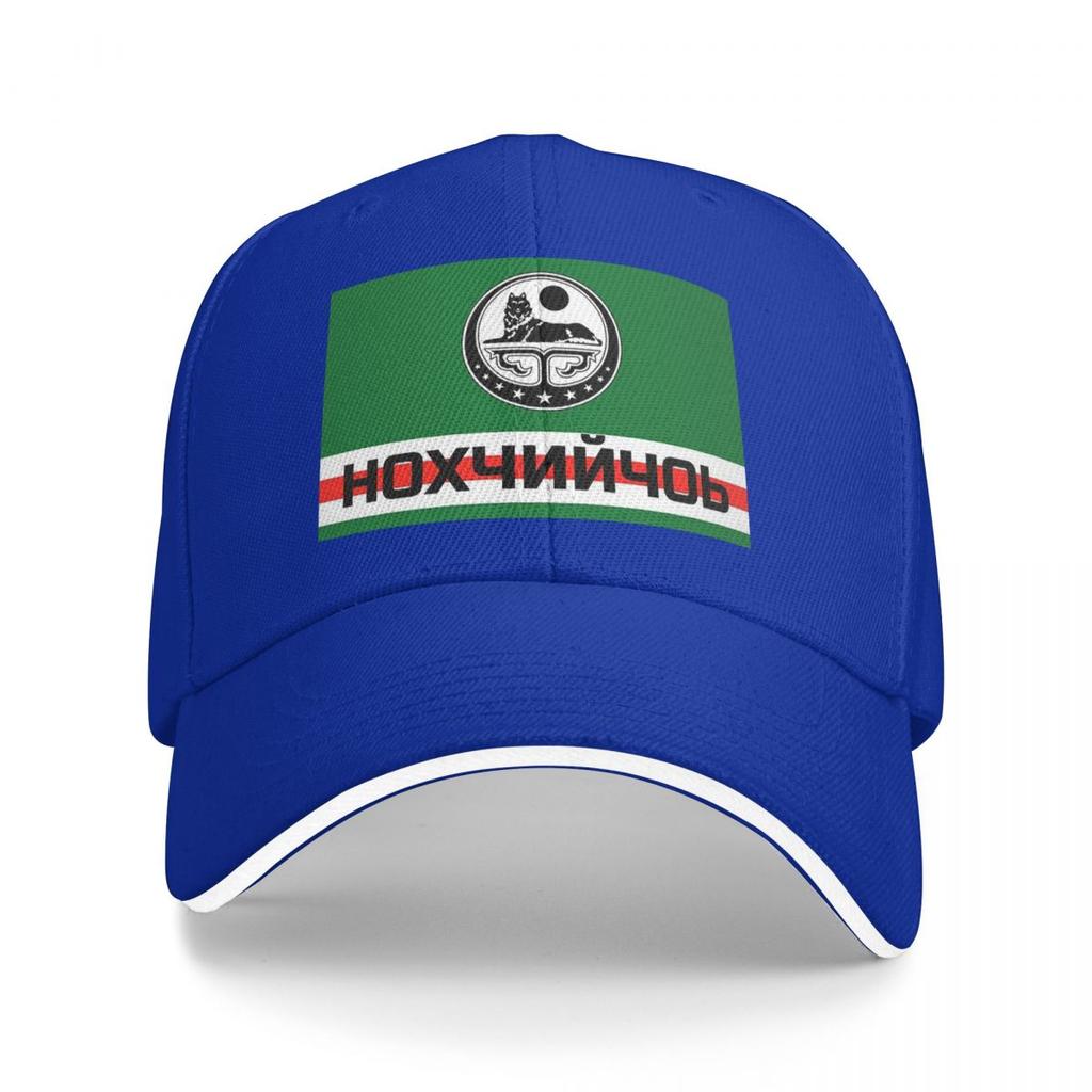 Chechen Wolf Coat Of Arms Ichkeria Chechnya Baseball Caps Snapback Baseball Hats Breathable Casual Casquette Outdoor for Unisex