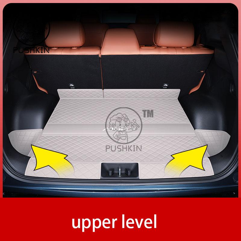 Car Trunk Mat Pad For GAC AION V 2025 2026 Car PU Leather Waterproof Car Rear Trunk Mat Floor Liner Carpet Interior Protective