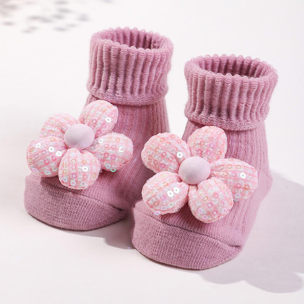 

1 комплект 0-1 год Мультяшные детские носки Наборы повязок для волос для младенцев и малышей Нескользящие Дышащие Мягкие Короткие Носки Подарок для новорожденного