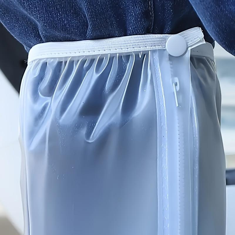 Copriscarpe Unisex Impermeabili e Antipioggia - Cinghie Elastiche Regolabili, Materiale Antiscivolo, Mantengono i Piedi Asciutti in Condizioni di Bagnato, Calzature Resistenti alle Intemperie