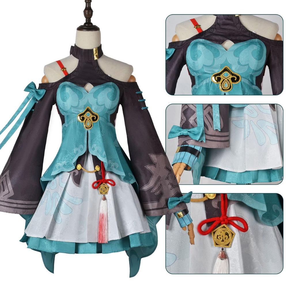 [Milky Time] Hokai Star Rail Cosplay Halloween Costume (Blue Sparrow)