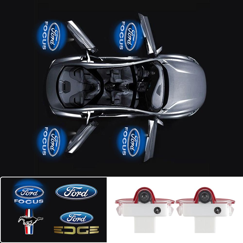 2pcs For Ford S-MAX 2007-2008 CHIA-X 2007-2013 Car LED Door Welcome Light Projector Lamp Decoration Accessories Auto StylingGL8