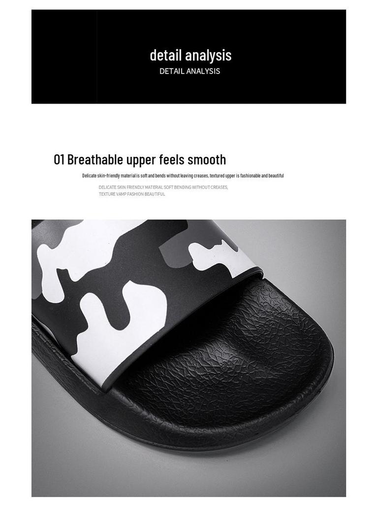 Men's Summer Trend Non-Slip Sports Flip-Flops: Odor-Resistant, Soft Bottom Beach Slippers