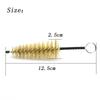 Mouthpiece Cleaning Brush 2 Pcs Wind Instrument Brown Natural Mane Brush for Saxophone Clarinet Trumpet Flute Accessories