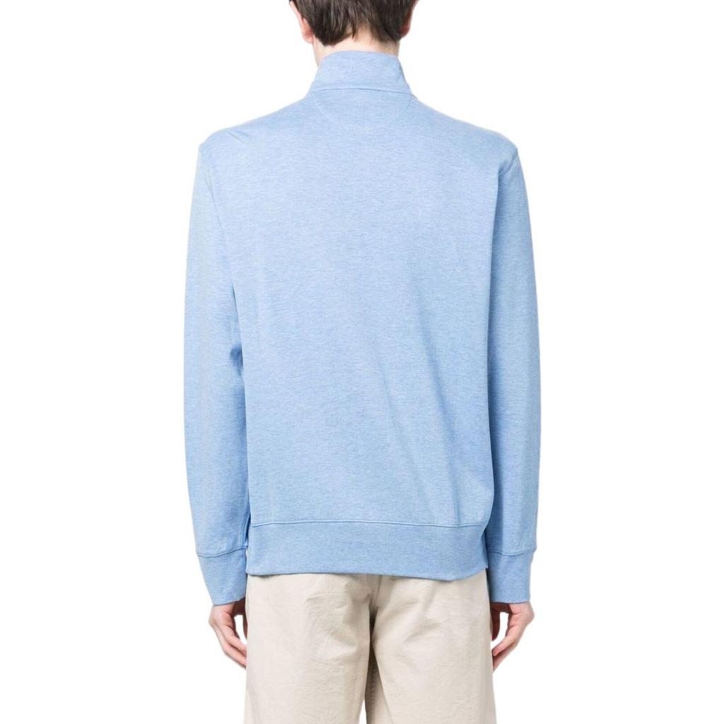 Polo Ralph Lauren Einfarbiger Stehkragen Half-Zip Pullover Strickpullover Herren Pullover Blau 710812963-047