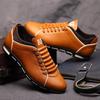 Stylish Casual Fashion Big Size Shoes For Versatile Breathable Leather Leisure Men Sneakers